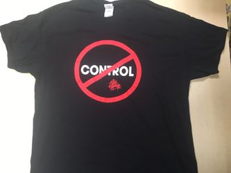 Eddie money no control short sleeve black T-shirt