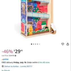 Melissa and Doug Go Toys Town House Tumble
