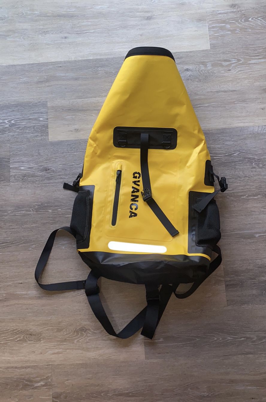 Yellow Waterproof Gvanca Backpack