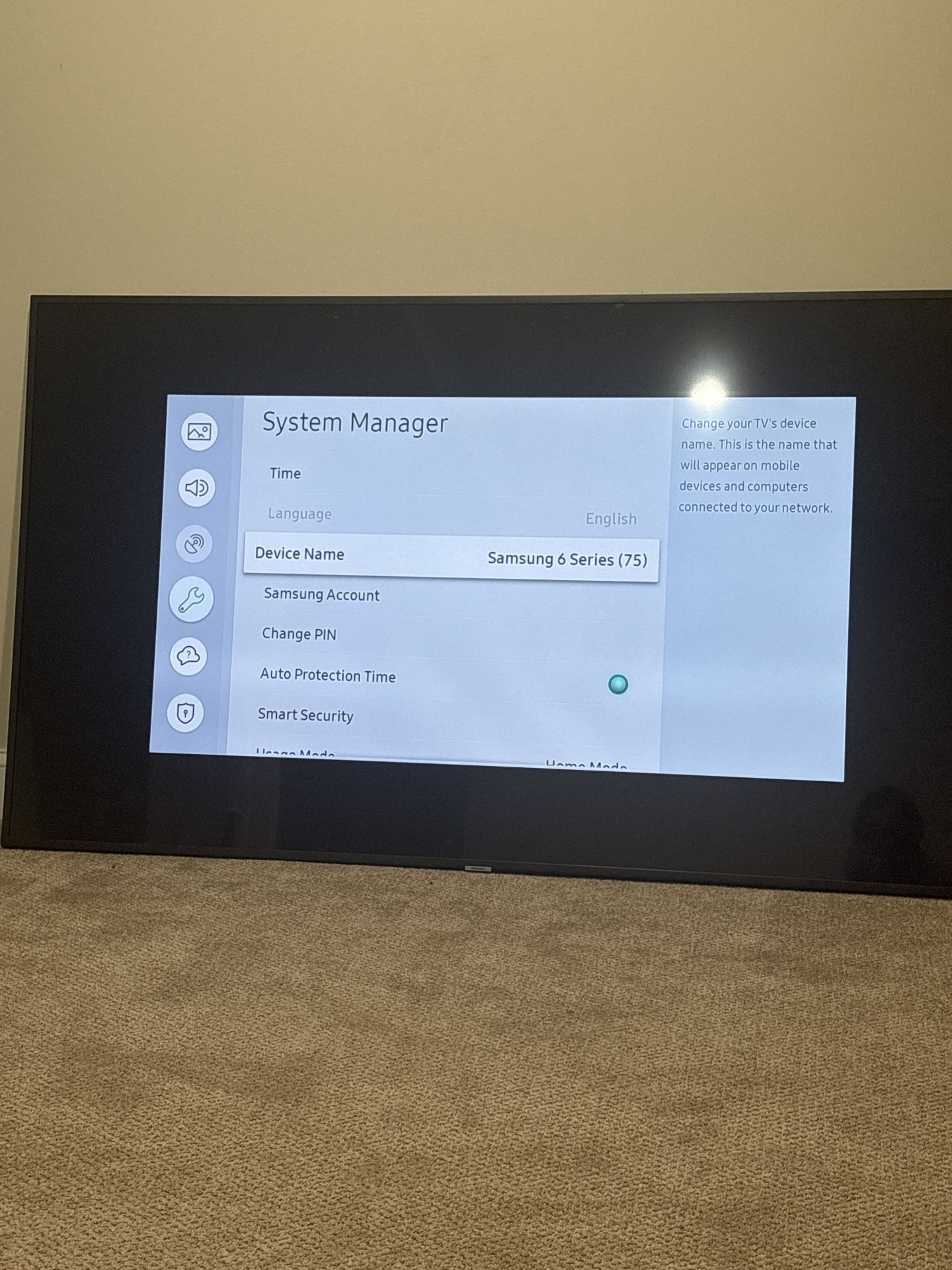 Samsung 6 Series 75 Inch