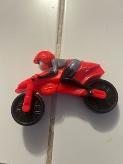 2018 Disney Incredibles 2 McDonalds Happy Meal Toy Elasticycle #2 Mrs Elastigirl