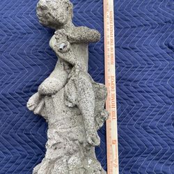 Baby Concrete Fountain Statue 