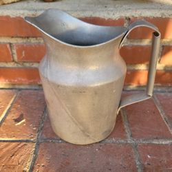 Vintage Aluminum Water Pitcher 