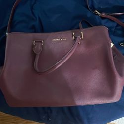 Michael Kors Burgundy Purse