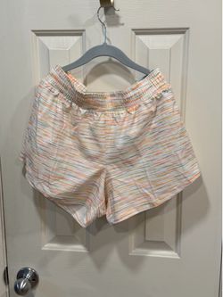 Girls DSG Multicolor Striped Elastic Waist Athletic Shorts XL 16 NWT