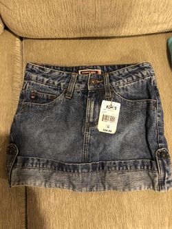 Girls size 10 jeans short skort