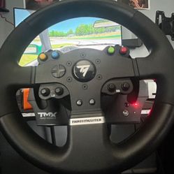 Tmx Forcefeed Back Steering Wheel An Thrust master Stick shift 