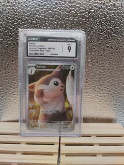 Furret CGC 9 Mint Pokémon Holo Illustration Rare