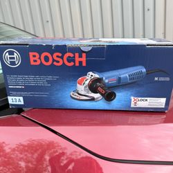 New Bosch X-LOCK 5” Angle Grinder GWX13-50VSP – 10/13 Amp Variable Speed Paddle