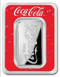 Coca-Cola 1 oz Silver Bar in TEP