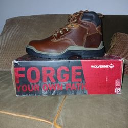 Size twelve wolverine Work boots