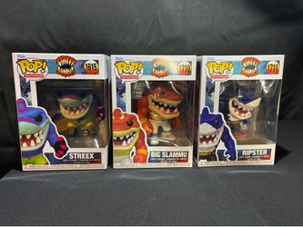 Street Sharks - Lot of 3.  Funko Pop! Animation