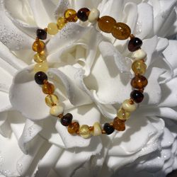 Baby/toddler Authentic Amber Anklet