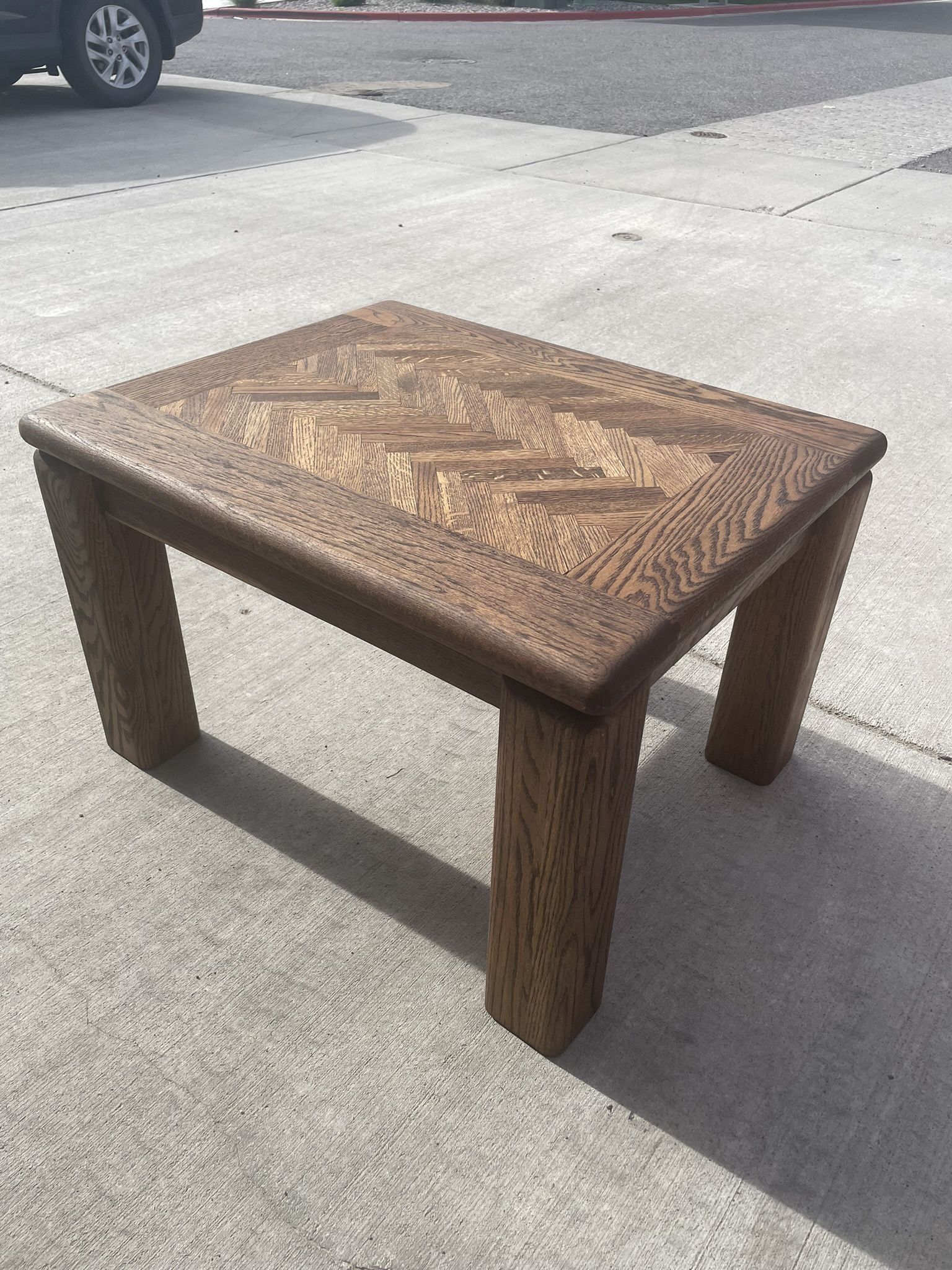 Refurbished Hardwood Custom Design Table