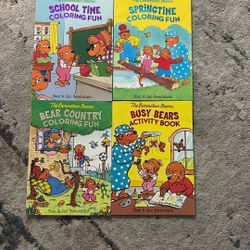 The Berenstain Bears Activity Books Lot 