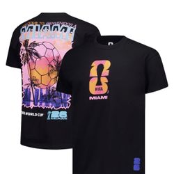 2026 FIFA World Cup Outerstuff Miami Host City Local Oversized T-Shirt - Black