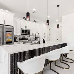 Jessica White Counter Stool
