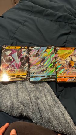 3 jumbo Pokémon cards