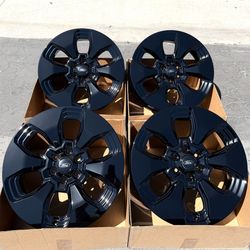 22” FORD F150 Lightning original rims in new gloss black