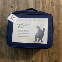 Portable Travel Sleeper Airline Pillow Nib Carrying Case Luggage Carry On