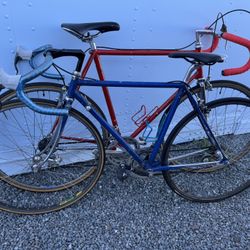 Two Vintages Road Bikes Gianni  Mota & Somec  