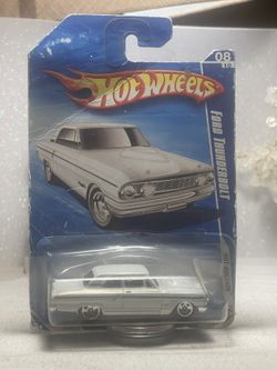 2010 Hot Wheels Hot Auction #03 FORD THUNDERBOLT SNOWFLAKE CARD IN PROTECTO PACK