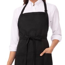 BRAND NEW IN BAG Chef Works Unisex Three Pocket Apron 