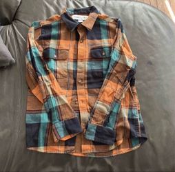 $5, Boys flannel shirt Large 10/12
