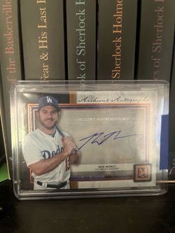 Max Muncy 2020 Topps Museum Collection Archival Auto Copper 42/50 Dodgers