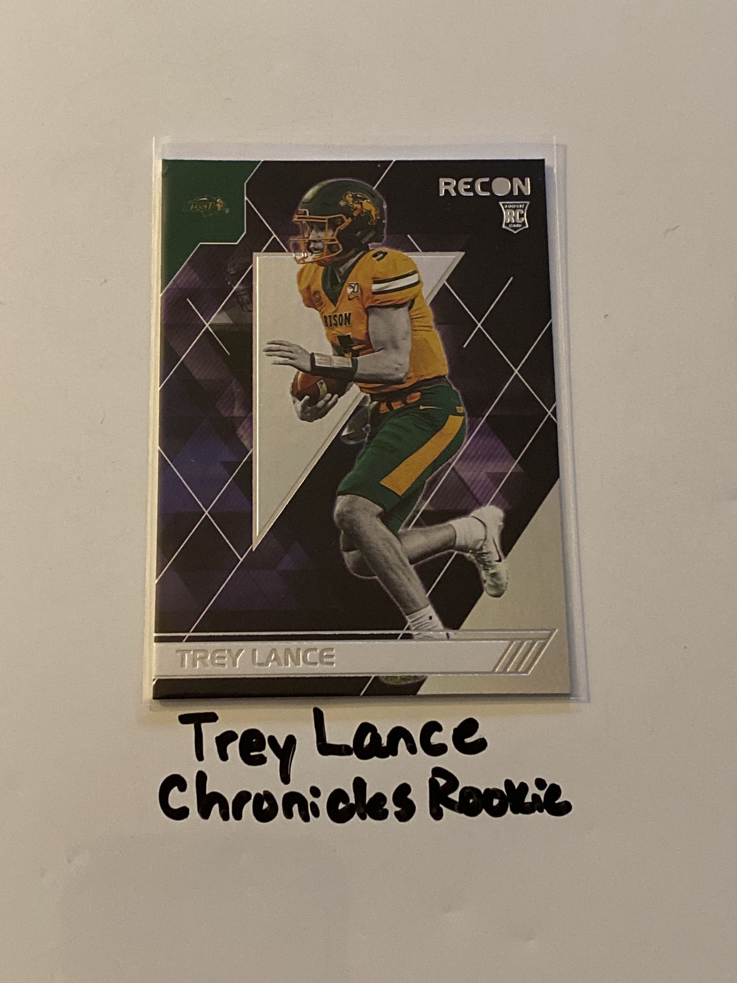 Trey Lance Dallas Cowboys QB Chronicles Rookie Card. 