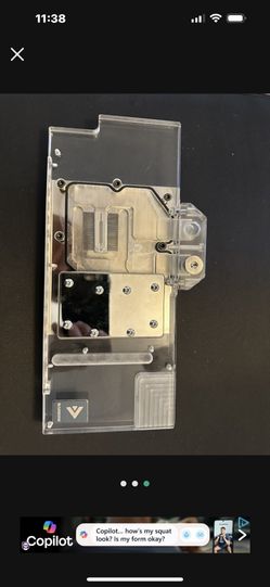 Barrow ASUS RTX 2070 Waterblock Custom No Trades Read Description