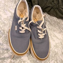 Platform Vans Size 7 Women’s Blue