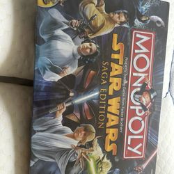 Star Wars 2005 Saga Edition Monopoly Board Game
