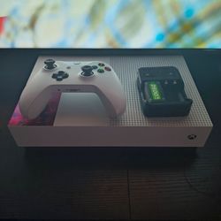 Xbox One S Console with Controller and Charger