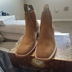 Light Brown Charro Boots 