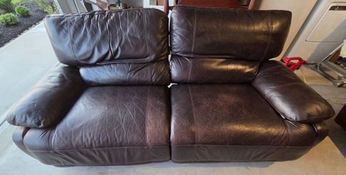 Electric Leather Couch/Love Seat