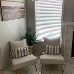 Beatiful Set Accent Chairs Dec Pillows Include Decorative Wall 24