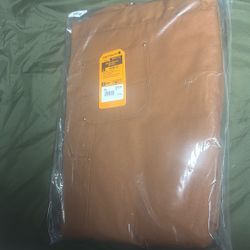Brand New!!! In Plastic Carhartt Firm Duck Insulated Bib Overalls Size 4xl 