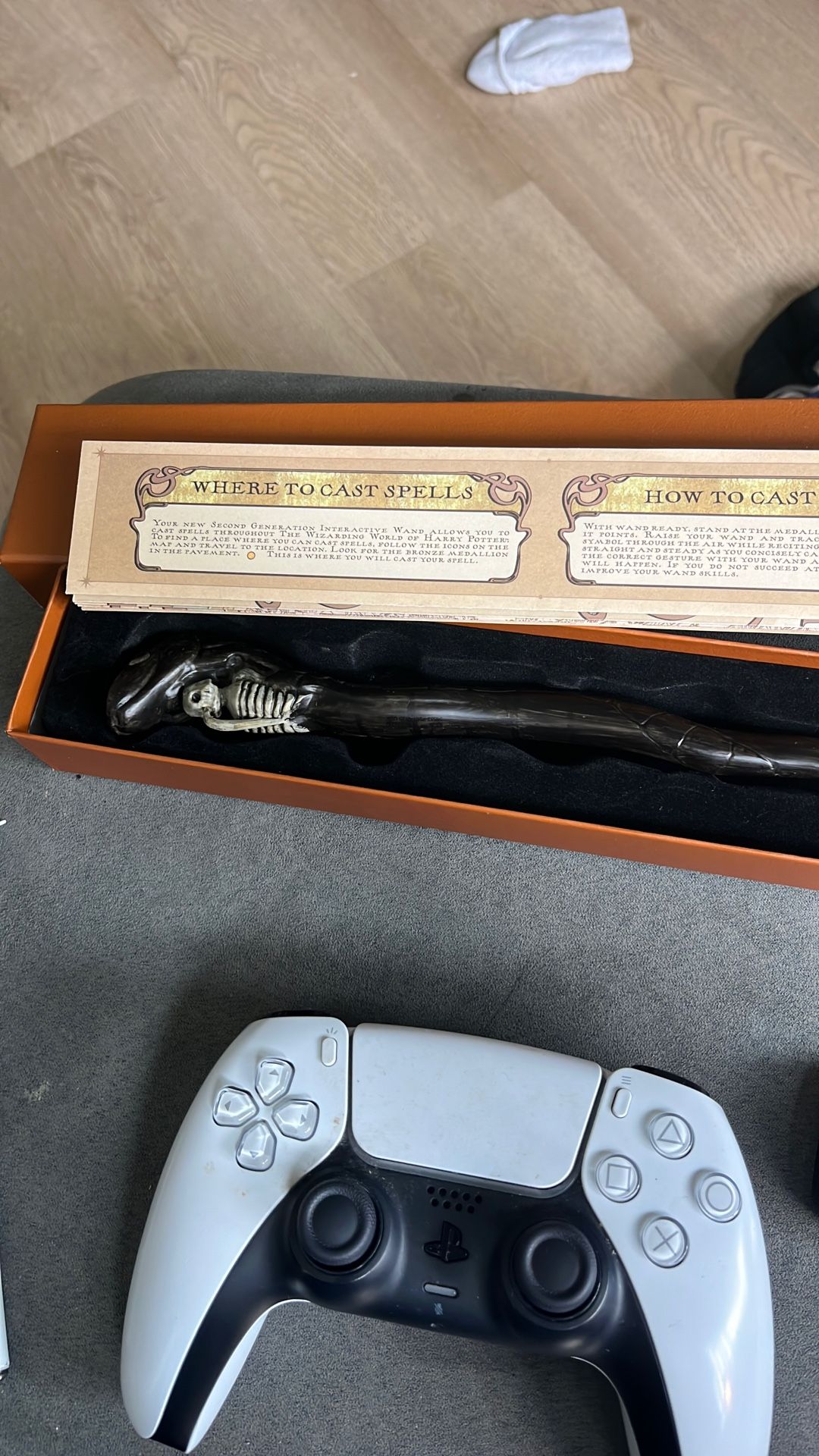 Snake and skull Harry Potter wand