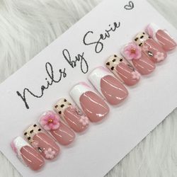 Nails By Sevie 10pc Press Ons Set $20 With Application Kit Included