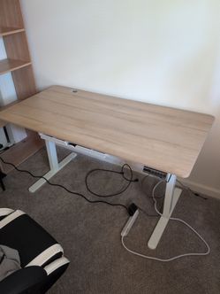 55' adjustable standing desk