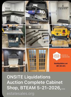Complete Cabinet Shop Tools and Supplies