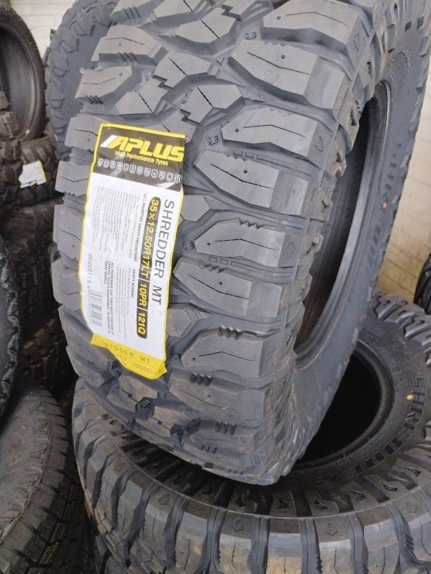 New Set Of Tires Aplus Mud Terrain 35 1250 17 Lt