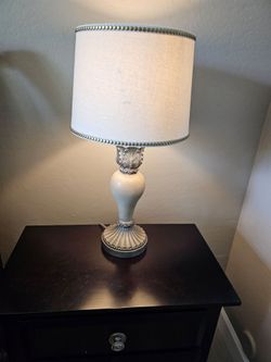 Decorative Table Lamp with Drum Shade