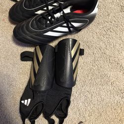 Women’s Soccer Set – Cleats & Shin Guards (Lightly Used, One Practice Only)