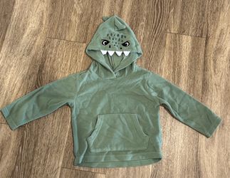 Kids Dinosaur Fleece Hoodie