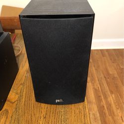 Reduced:  Make Offer. Pair Of Polk Bookshelf Speakers