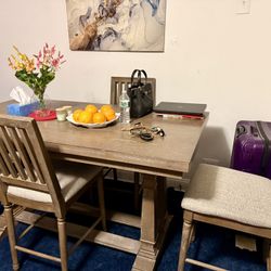 raymour and flanigan dining Table With 4 Chairs