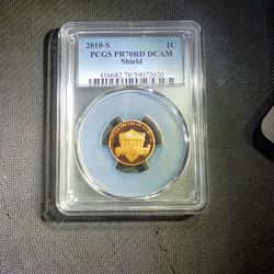 2010 S Lincoln Shield Cent Deep Cameo 