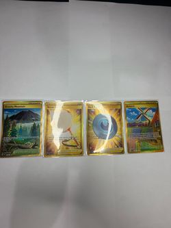 4 gold Pokemon secrets rares